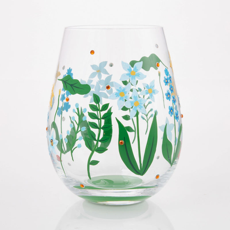 Floral Fields Stemless Wine