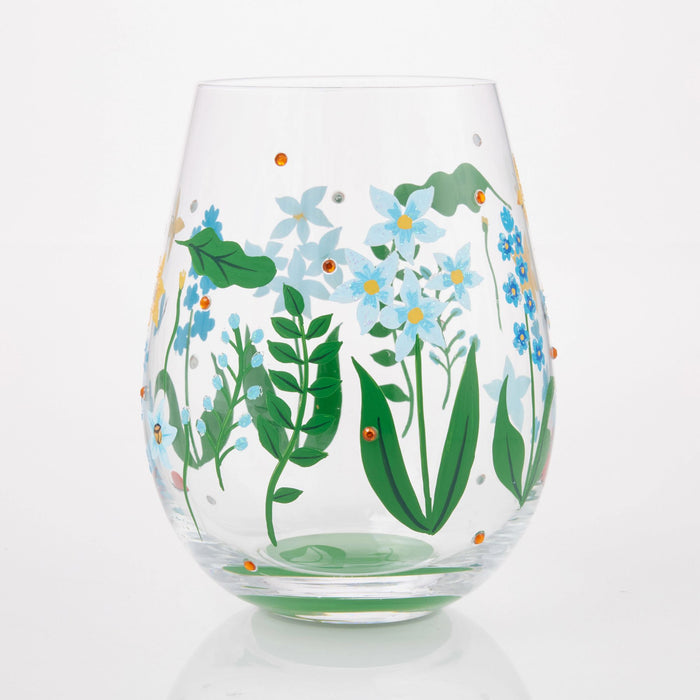 Floral Fields Stemless Wine