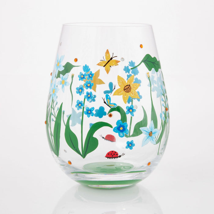 Floral Fields Stemless Wine