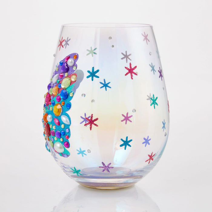 Bejeweled Butterfly Stemless