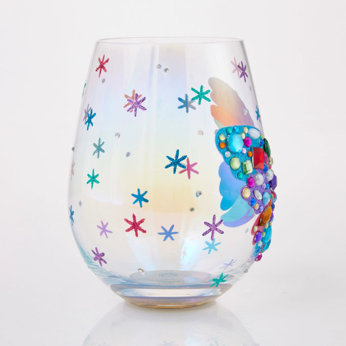 Bejeweled Butterfly Stemless