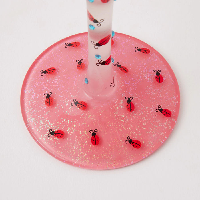 Ladybird Wine Glass