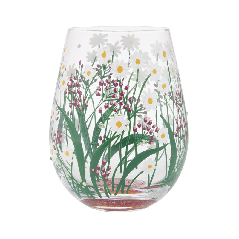 Delicate Florals Stemless Wine