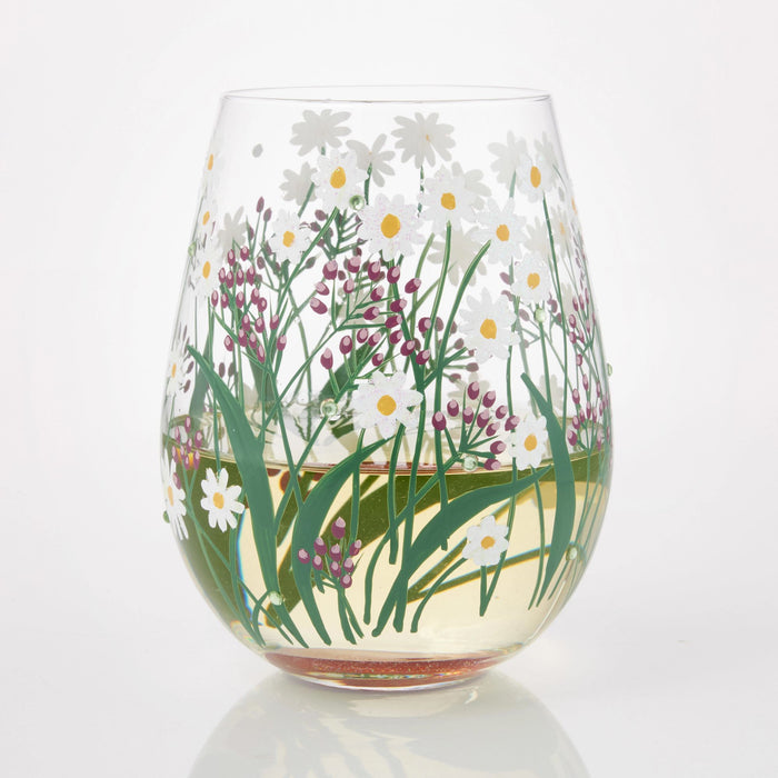 Delicate Florals Stemless Wine