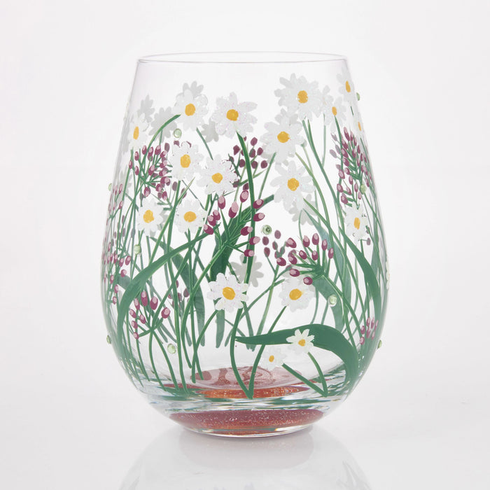 Delicate Florals Stemless Wine