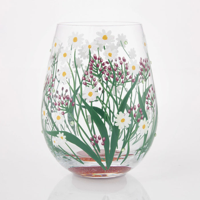 Delicate Florals Stemless Wine