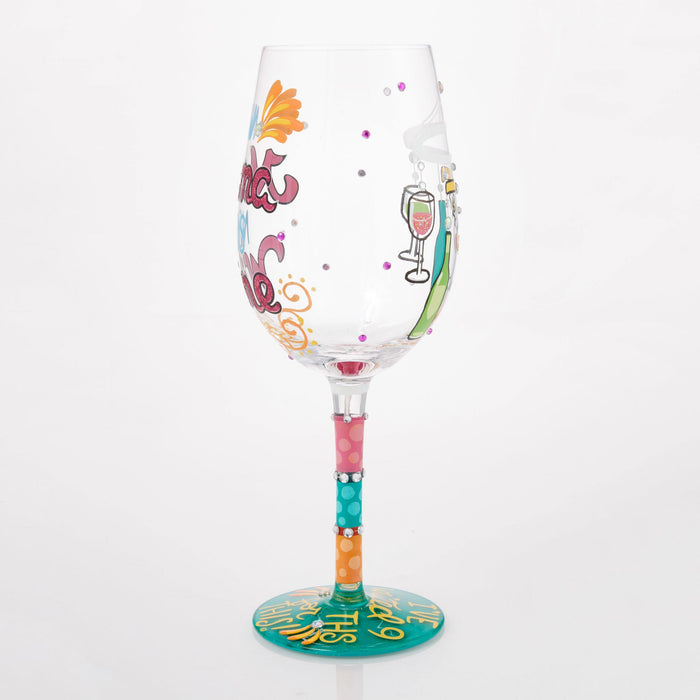 New Mama Needs Wine Glass