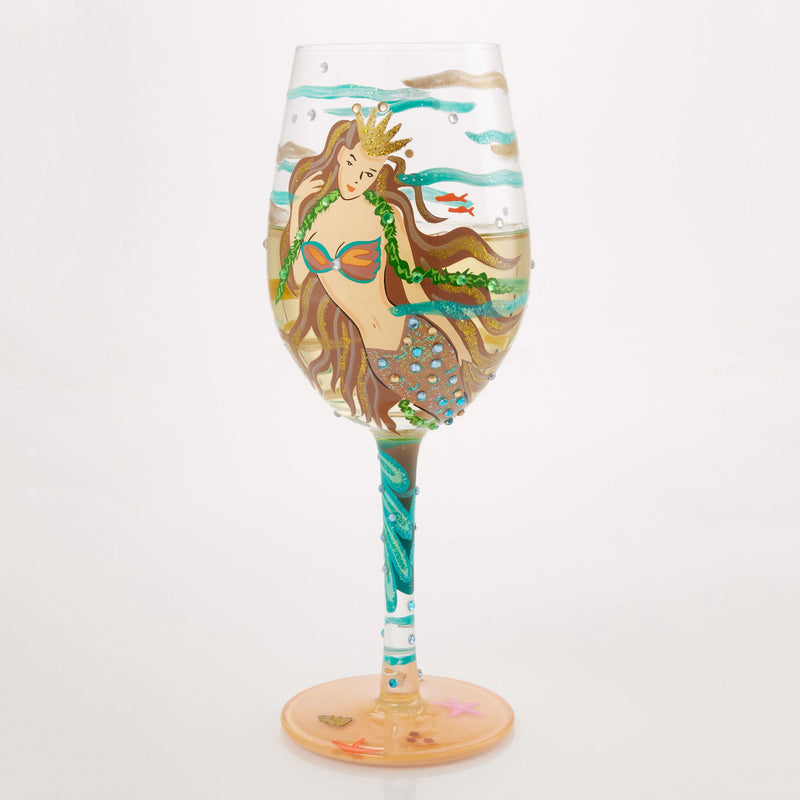 Mystical Mermaid Wine Glass