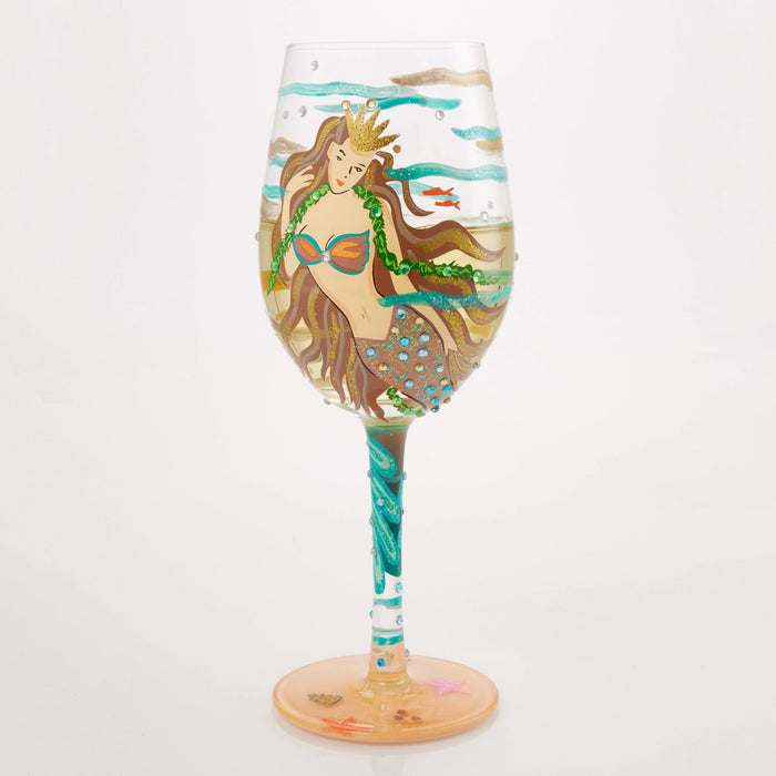Mystical Mermaid Wine Glass