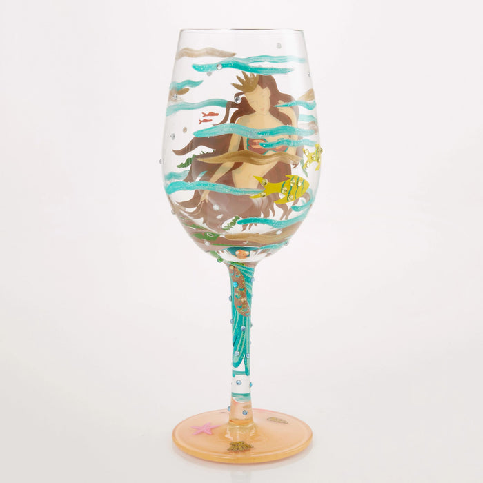 Mystical Mermaid Wine Glass