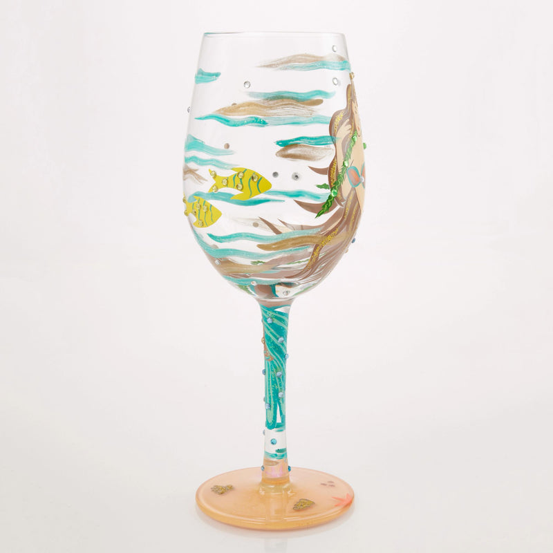 Mystical Mermaid Wine Glass