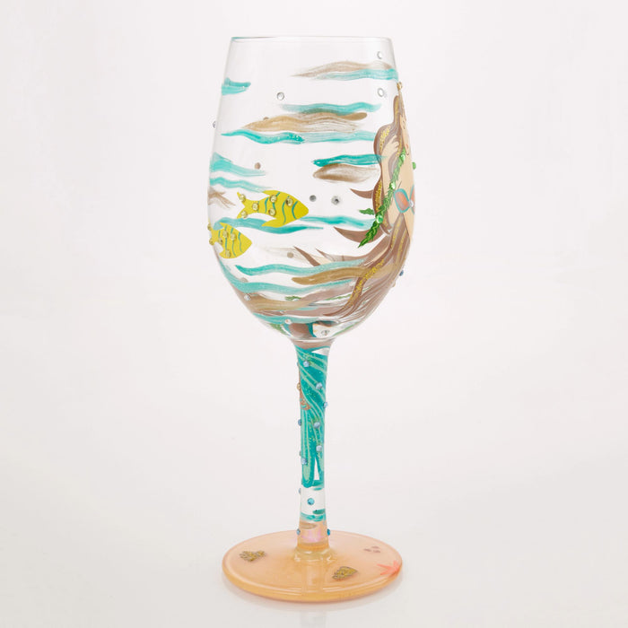 Mystical Mermaid Wine Glass