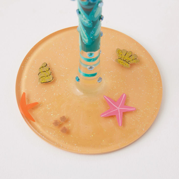 Mystical Mermaid Wine Glass