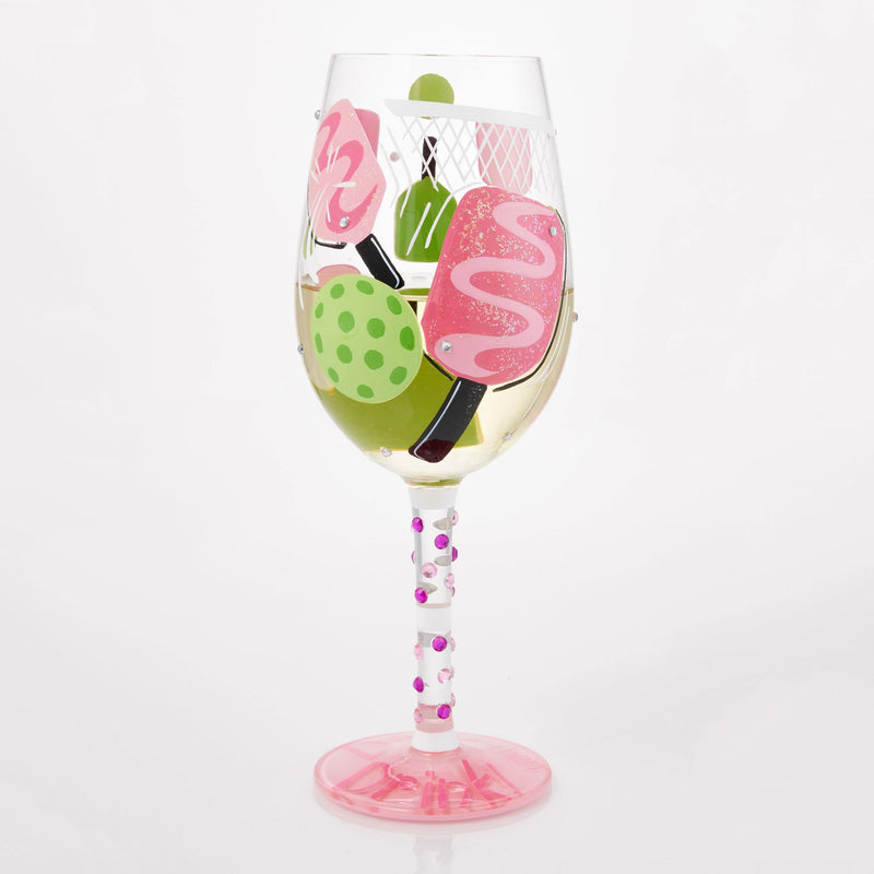 Dink then Drink Wine Glass
