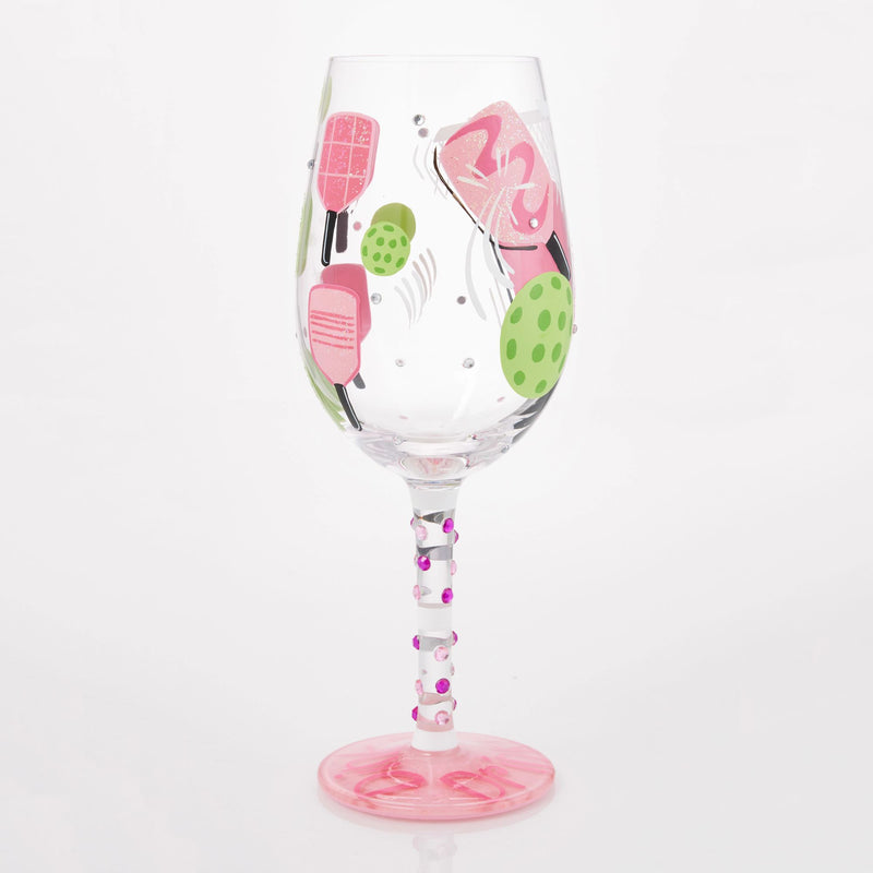 Dink then Drink Wine Glass