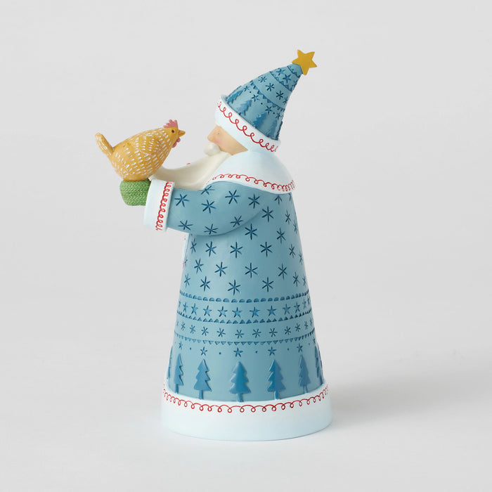 Chickens love Santa too Fig