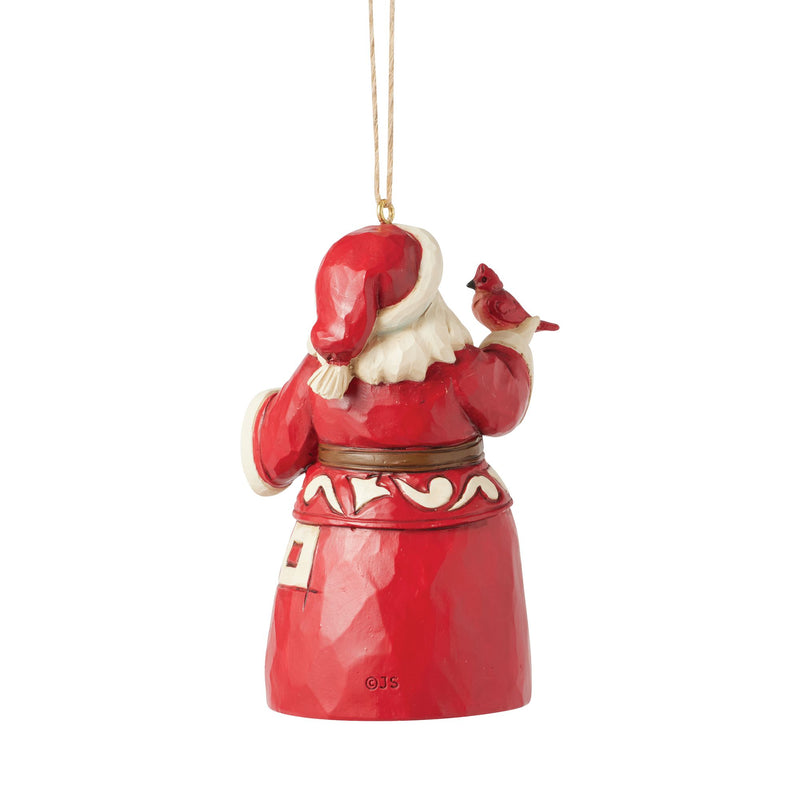 Nordic Noel Santa Ornament
