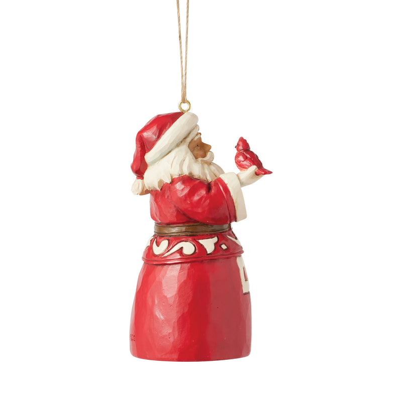 Nordic Noel Santa Ornament