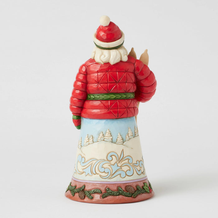 Lodge Santa With Ski Fig
