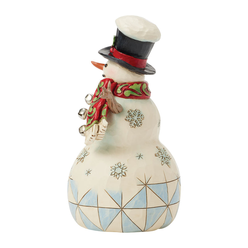 Snowman with Cardinal & Twig