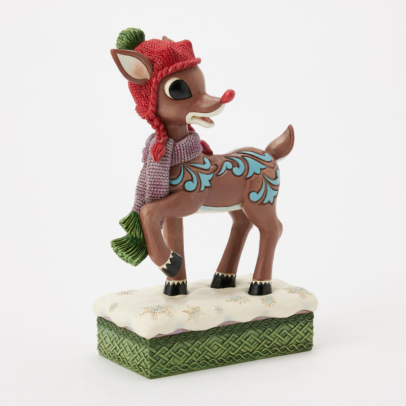 Rudolph with Knit Hat
