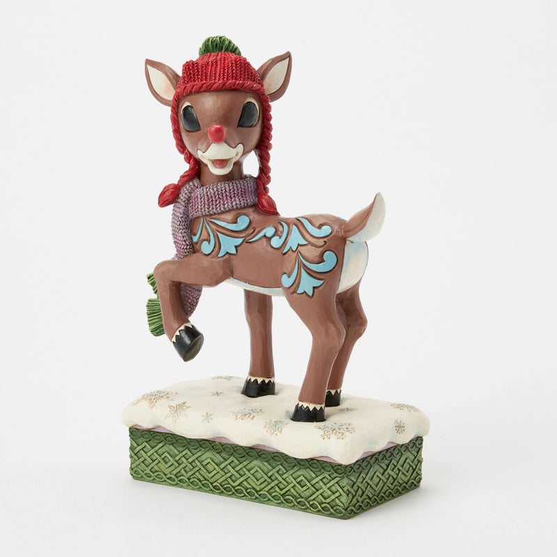Rudolph with Knit Hat