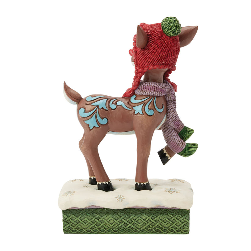 Rudolph with Knit Hat