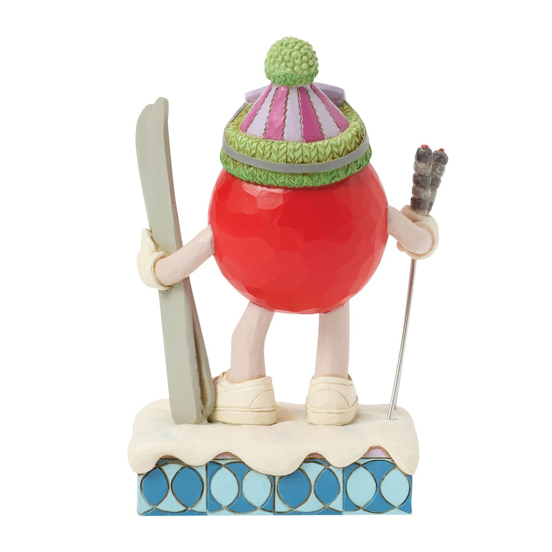 M&M'S Red Character with Skis