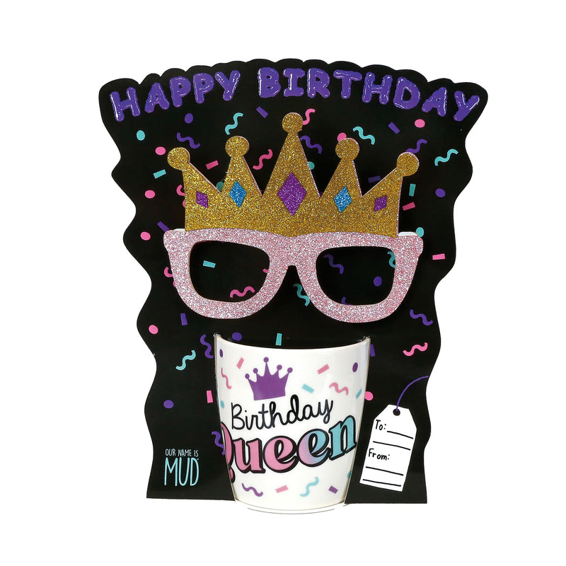 Birthday Queen Mug w Glasses