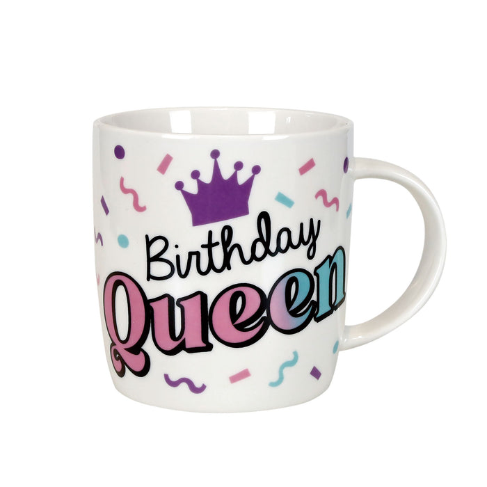 Birthday Queen Mug w Glasses