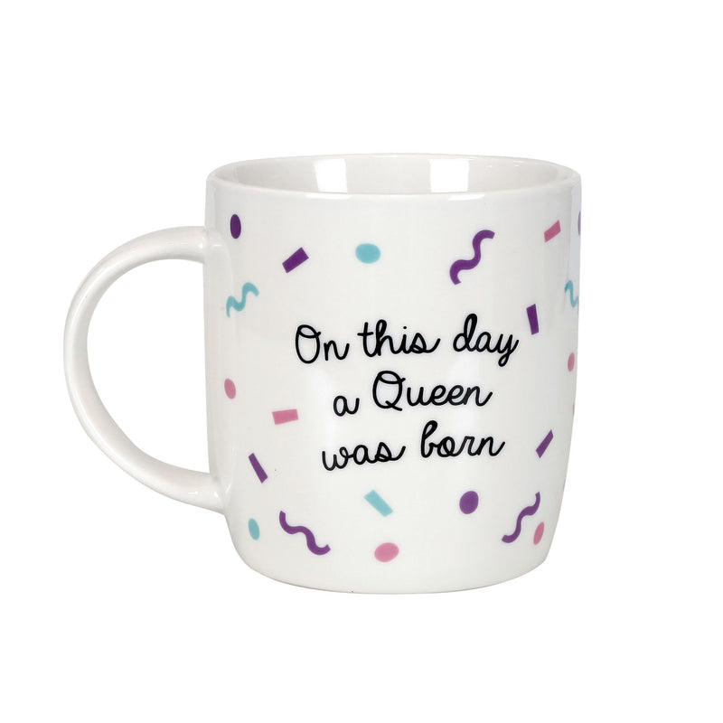 Birthday Queen Mug w Glasses