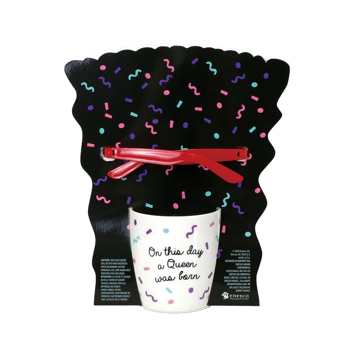 Birthday Queen Mug w Glasses