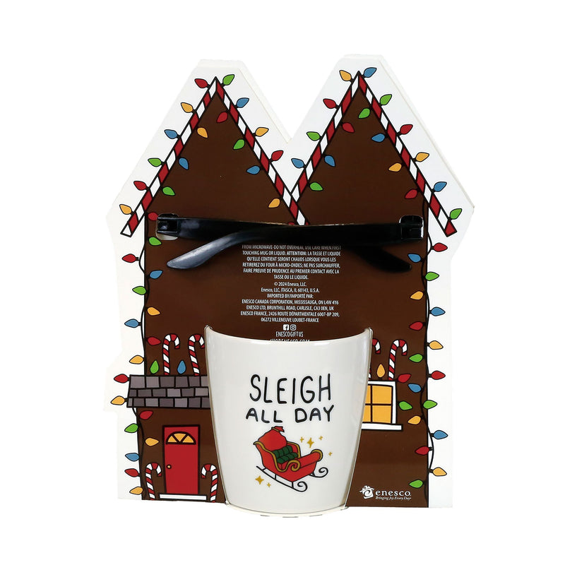 Crazy Christmas Mug & Glasses