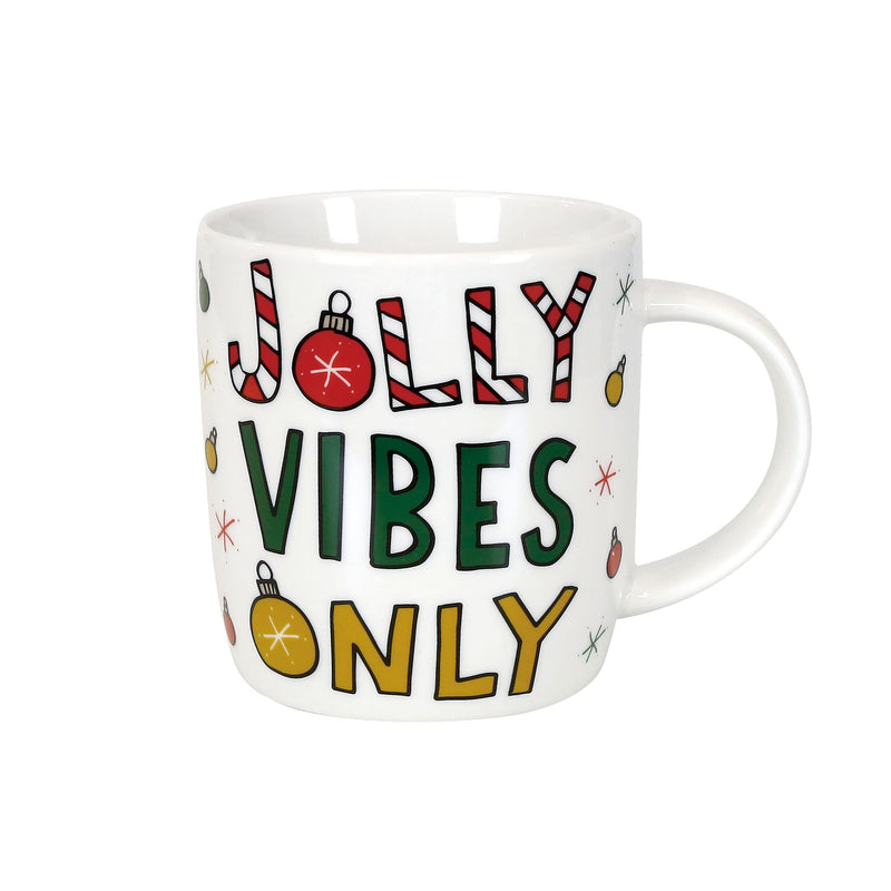 Jolly Santa Mug and Glasses