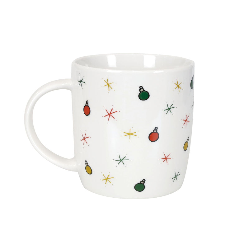 Jolly Santa Mug and Glasses