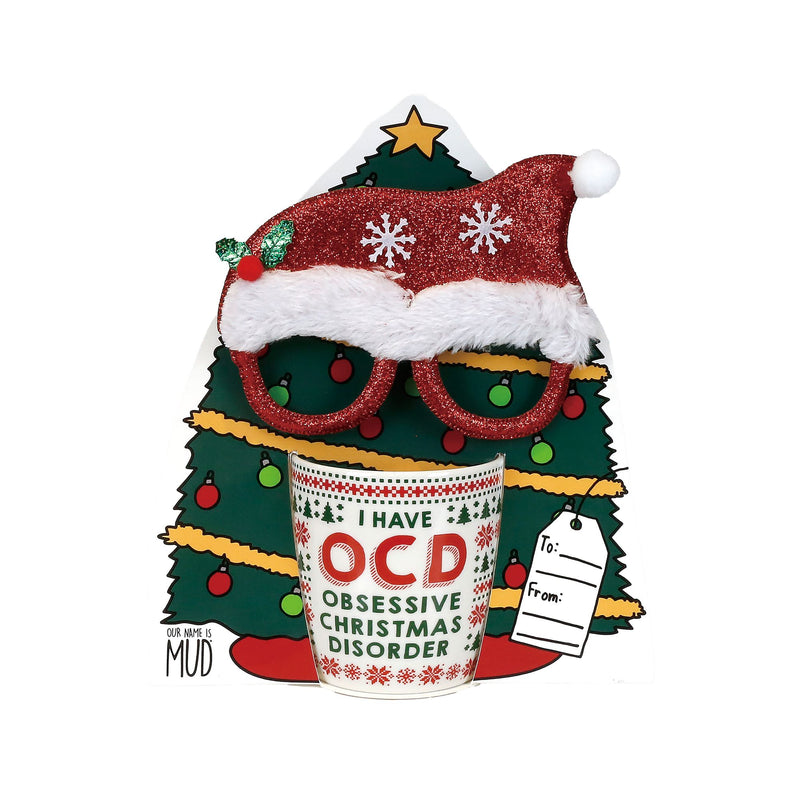 OCD Christmas Mug & Glasses