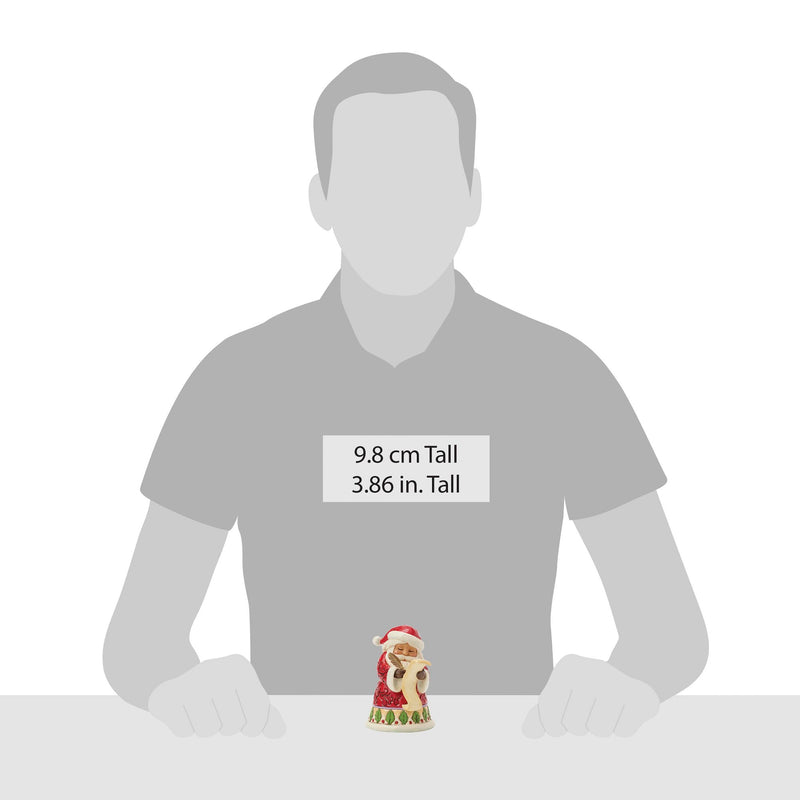 Santa With List Mini