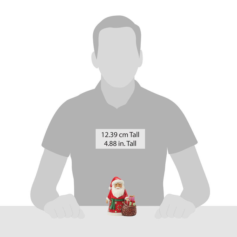 Santa with Toy Bag Pint Fig