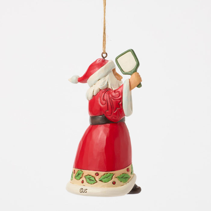 Pickleball Santa Ornament