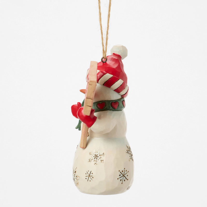 Snowman Peace & Joy Sign Orn