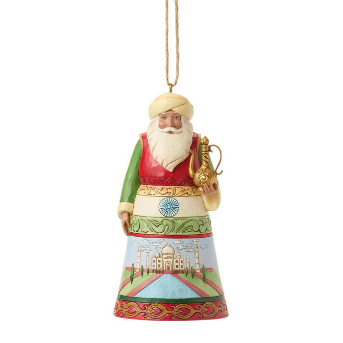 Santa Around World India Orn