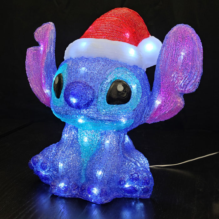 Stitch Acrylic Lit Statue Med