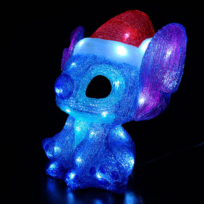 Stitch Acrylic Lit Statue Med