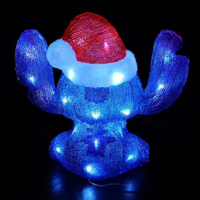 Stitch Acrylic Lit Statue Med