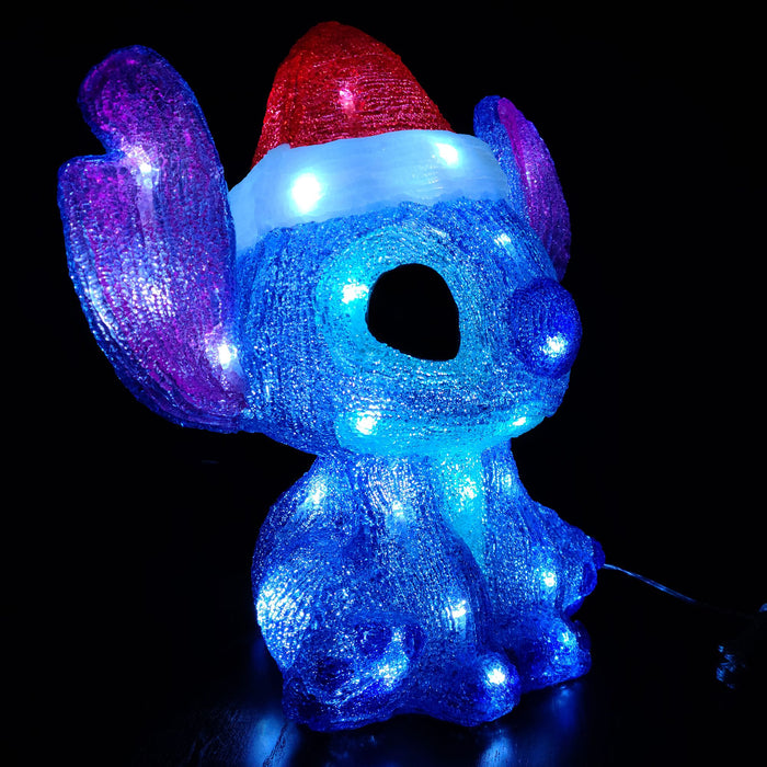 Stitch Acrylic Lit Statue Med