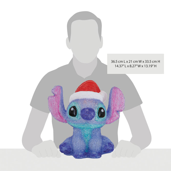 Stitch Acrylic Lit Statue Med