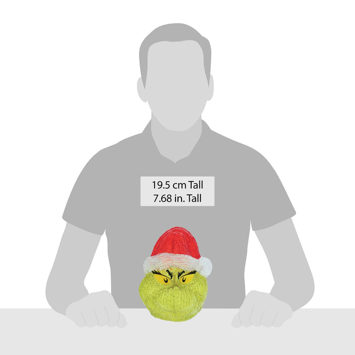 Grinch Head 8" Lit Fig