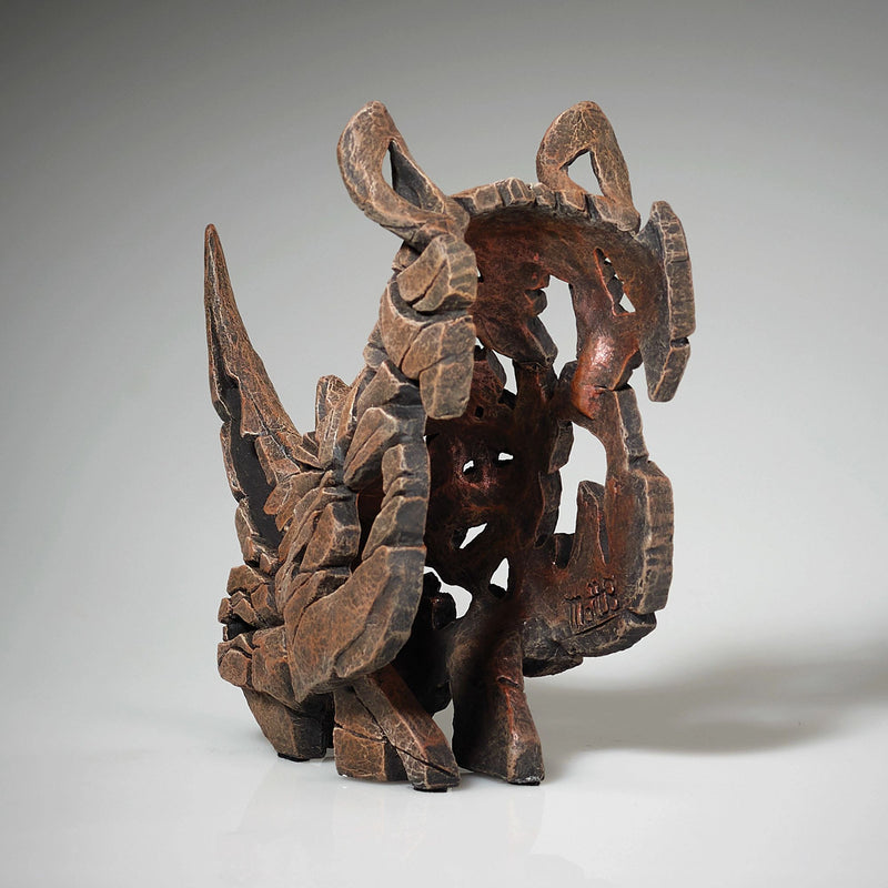 Miniature Rhinoceros Bust