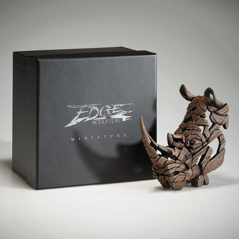 Miniature Rhinoceros Bust