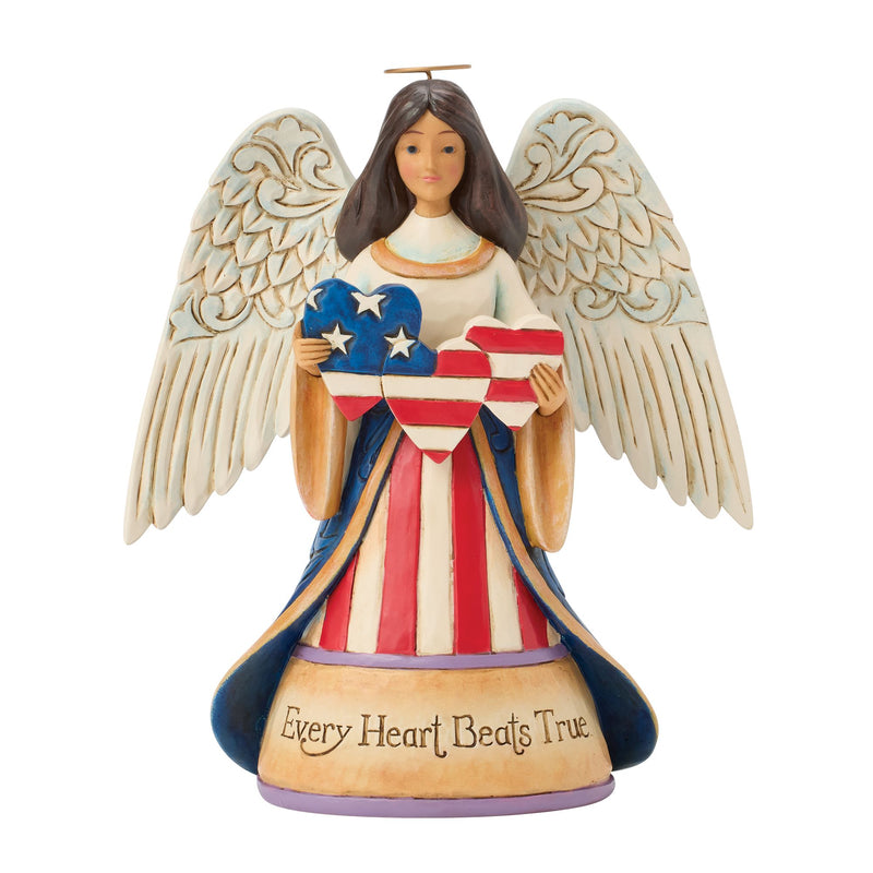 Patriotic Angel with Heart Fig